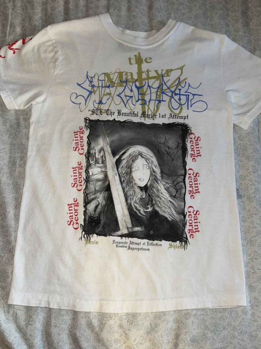 Drain Gang Beautiful Martyr tour tee